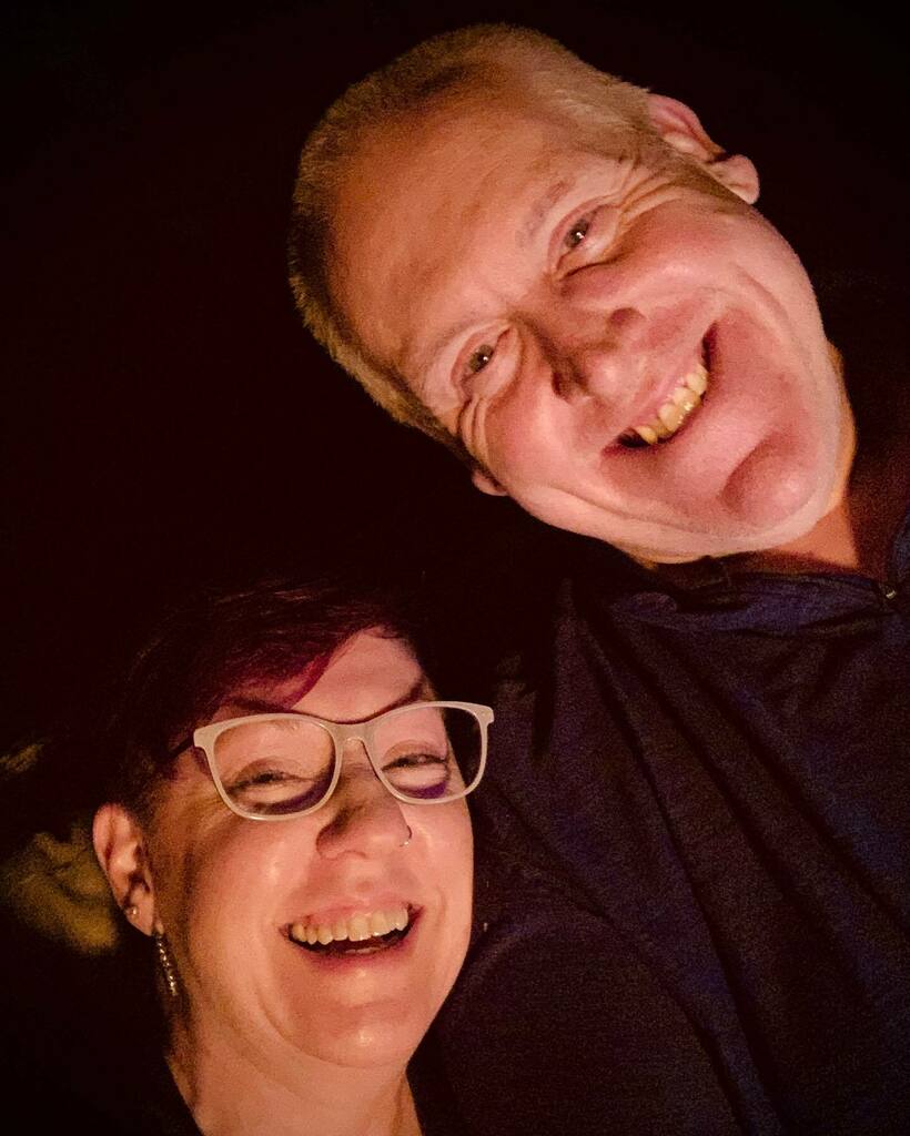 bethnyland's tweet photo. First patio fire of the season. The laughter is over my struggle to take a decent selfie. Regardless of my ineptitude, the love and smiles are real.
#firepit #ilovehim #heputsupwithme https://t.co/5SSMQZusX4 https://t.co/3eAMQHgYPS