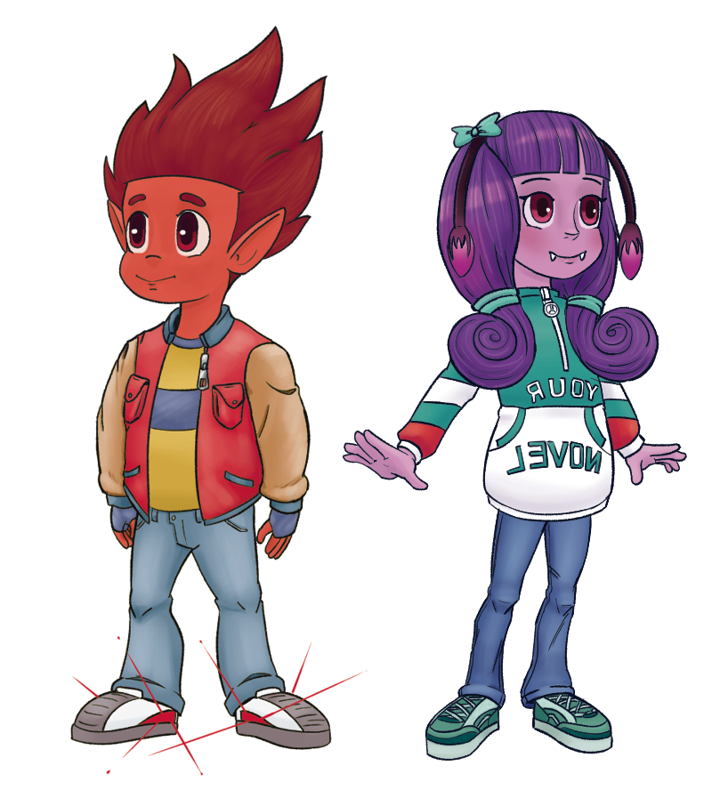 Joseppilinguini's tweet photo. #100daysofcomics #day109 another finished character! i'm pretty happy with how these two look next to each other. really motivates me to keep expanding the cast! https://t.co/oeUAdp1EeM