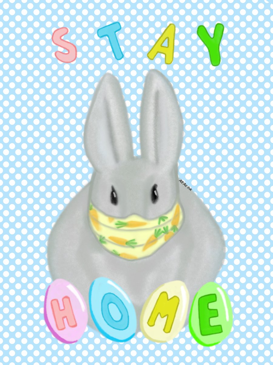 alt_ink's tweet photo. Happy Easter, y'all! I think we're finally starting to see the end of this pandemic, but for now let's do what we can to stop the spread. https://t.co/VH6CS2ceO7