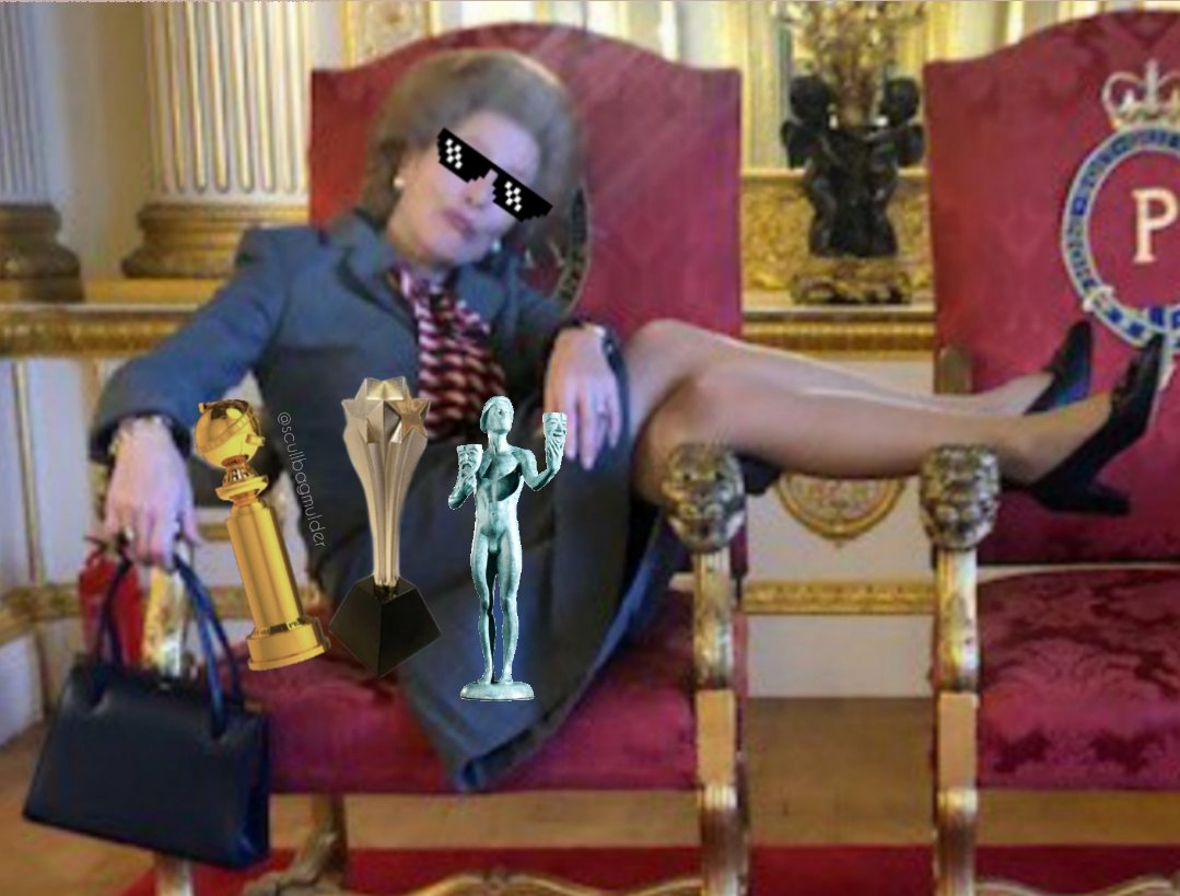 scullbagmulder's tweet photo. Gillian Anderson came to win all the awards this year https://t.co/tVZo8pUWHo