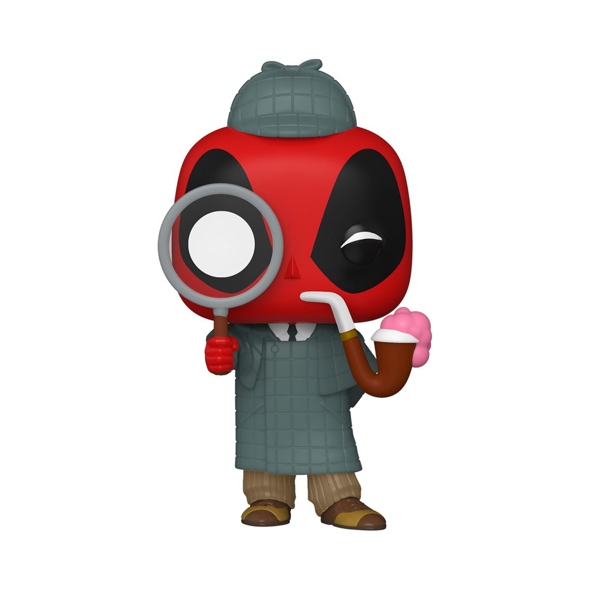 OriginalFunko's tweet image. We're celebrating 30 years of Deadpool! RT &amp;amp; follow for the chance to WIN this @GameStop exclusive Sherlock Deadpool Pop! This Pop! IS available now bit.ly/3rOf0lt #Funko #Funkogiveaway #Giveaway #Marvel #Deadpool