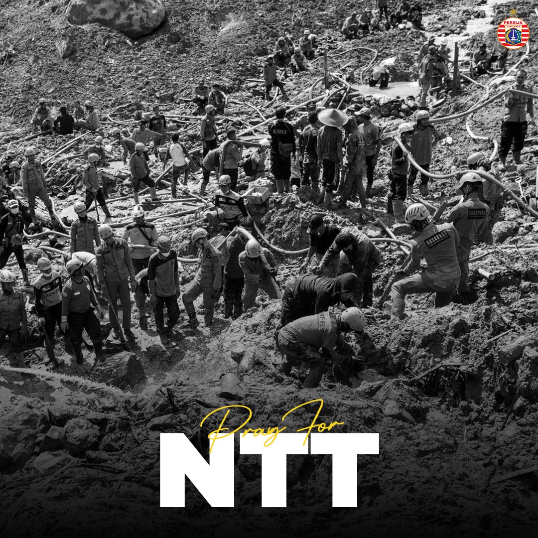Persija_Jkt's tweet photo. Mari sejenak memanjatkan doa untuk saudara kita di Nusa Tenggara Timur 🙏

NTT kuat 💪

#PrayForNTT #BelieveIn12 #PersijaJakarta https://t.co/YsR1xbAe55