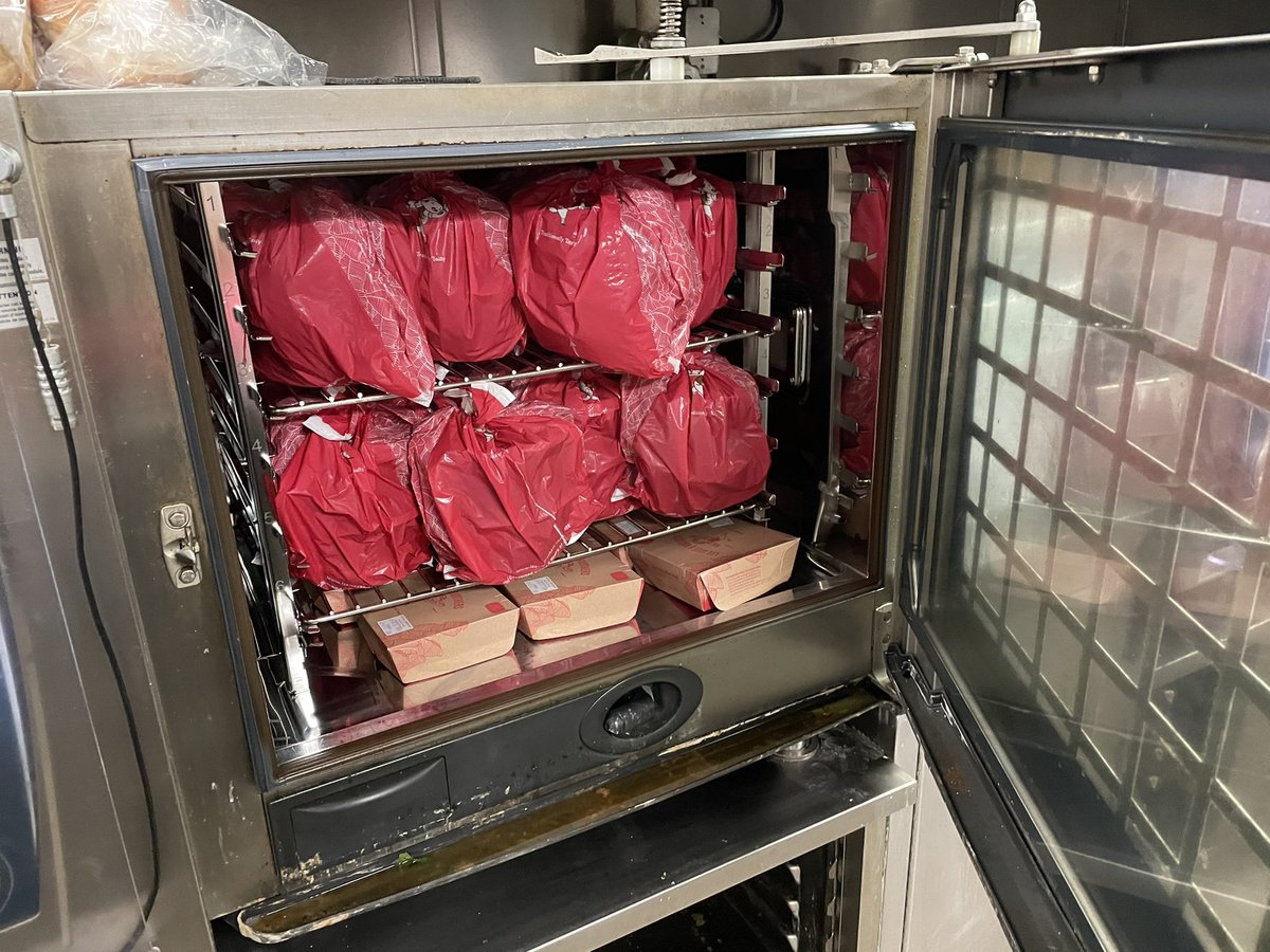 kurtarnold_kurt's tweet photo. When lunch arrives 3 hours early you do what needs to be done to keep it warm. @HMCSNCSMCalgary #cooksdayoff #isitreally #takeoutsingapore thanks to Sailor Voung for arranging this feast. https://t.co/Mht1VIBnpY