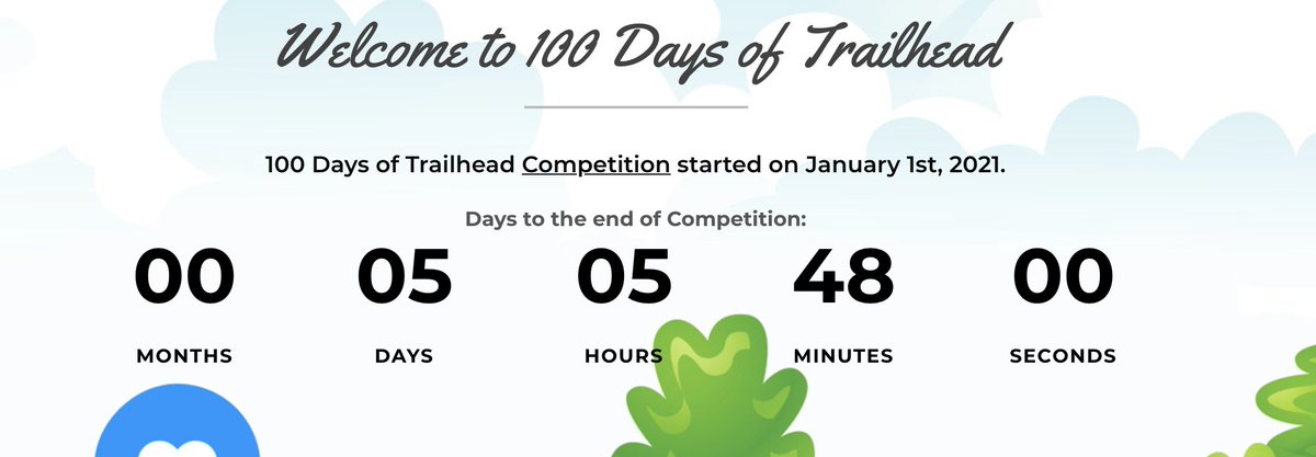 JadeVBForce's tweet photo. R1-D95: #100DaysofLearning - 5β£days left! β³ππ
We're almost there! Let's do a couple more badges!π€
@100DayTrailhead #100DaysofAppBuilding @WITDEVS @AmplifyNGO @TheRachelWatson @jessicarmurphy
#100DaysofKindness #100DaysofNoComplaints https://t.co/2chqrsXAM9