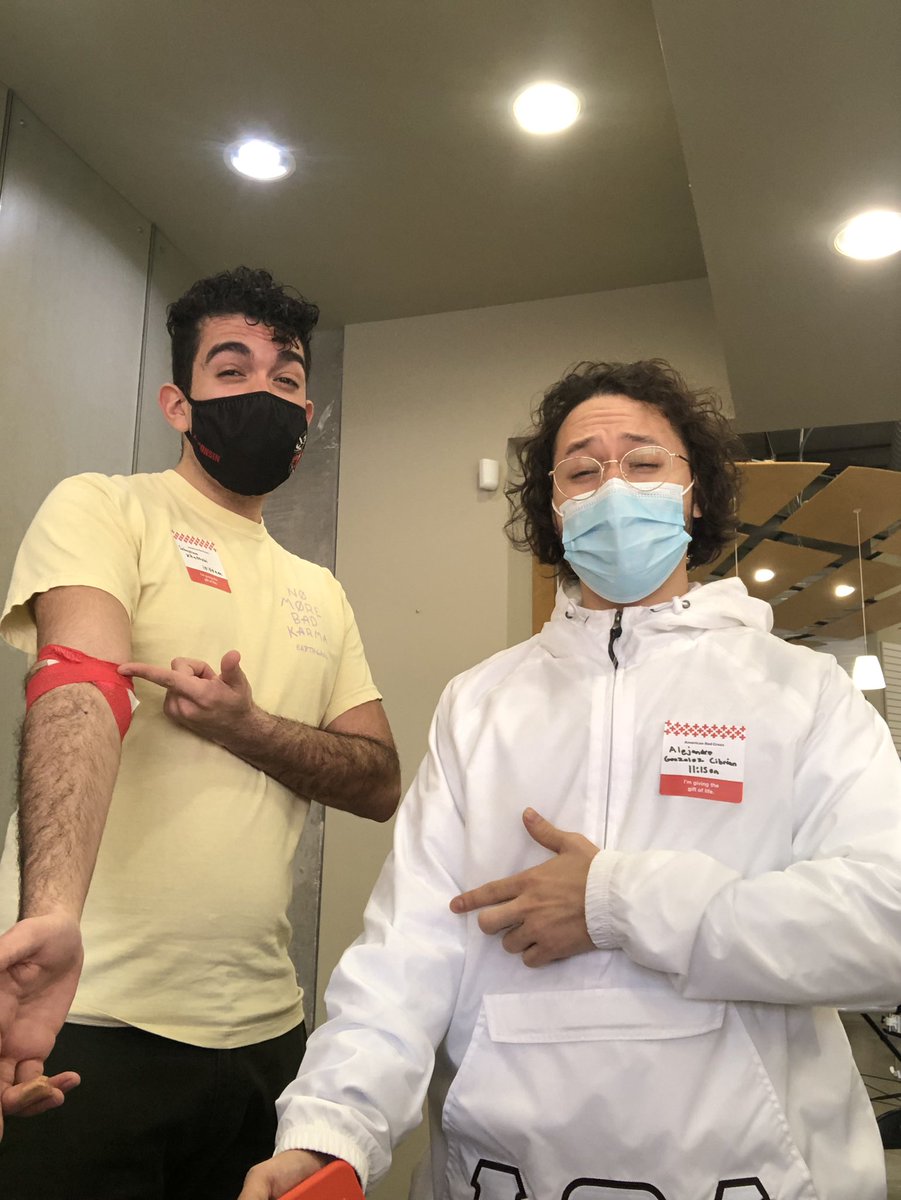 You said we got 34 blood donations equating in 102 lives saved....SHEEEESSSSHHH!