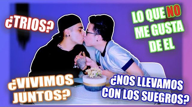 ⚠️NUEVO VIDEO⚠️
Hicimos el TAG DEL NOVIO ACTUALIZADO 🙈
Vayan a verlo y dejen su bonito like ❤️

👨‍❤️‍💋‍👨 youtu.be/GAeIc5fNTJI 👈🏻