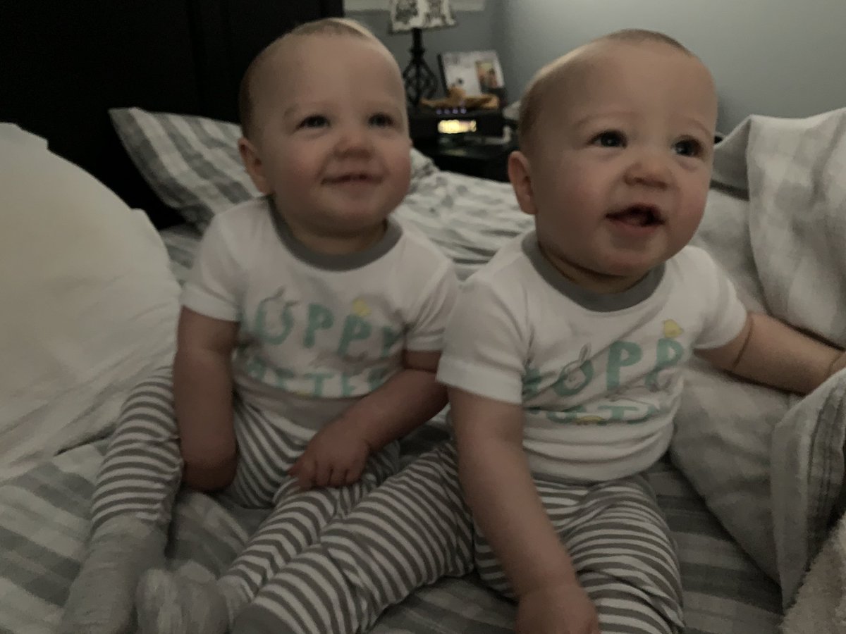 MrsAllen204's tweet photo. Twinning on Easter #ourfirstEaster #Easter #twins https://t.co/TXfQfAEdMH