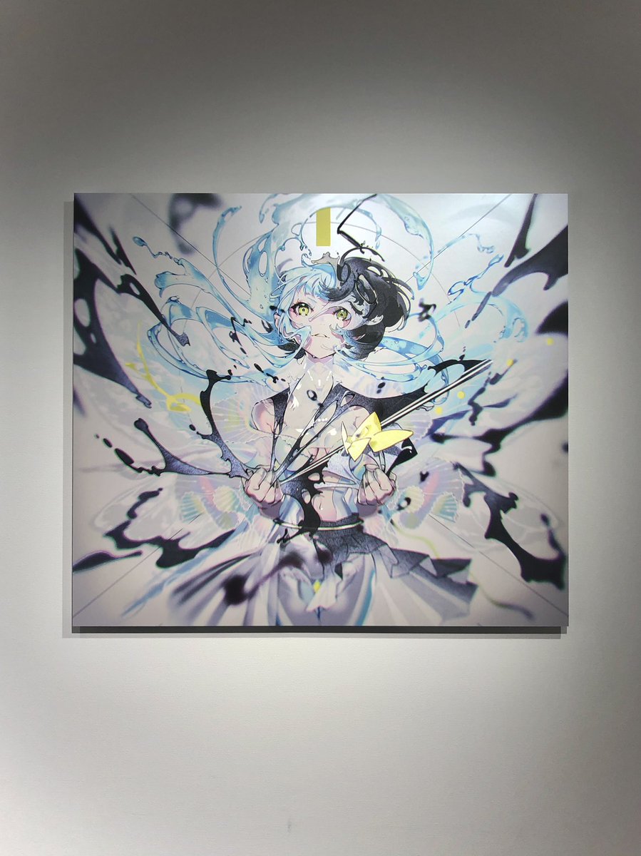 「【個展作品紹介】
「emergence」

780x892mm
仕様:ホログラム」|米山 舞 Yoneyama Maiのイラスト