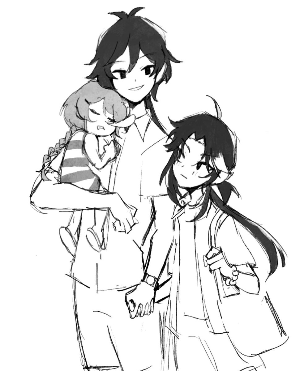 I think about zhongxiao being married with their baby qiqi way to much- 