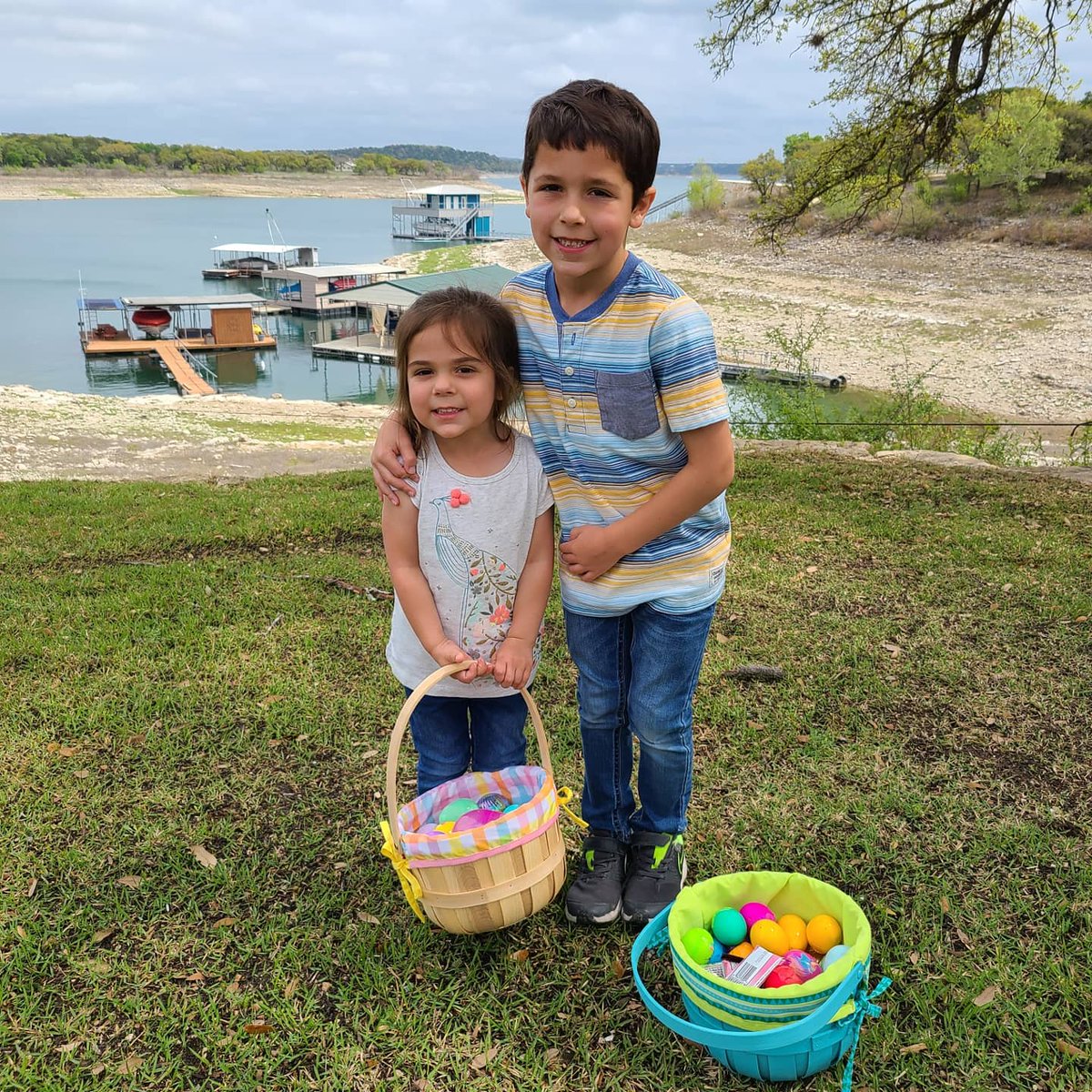 Celebrated Easter with these cuties! ✝️🐰🐣 #nancekids #egghuntfun #blessed #heisrisen