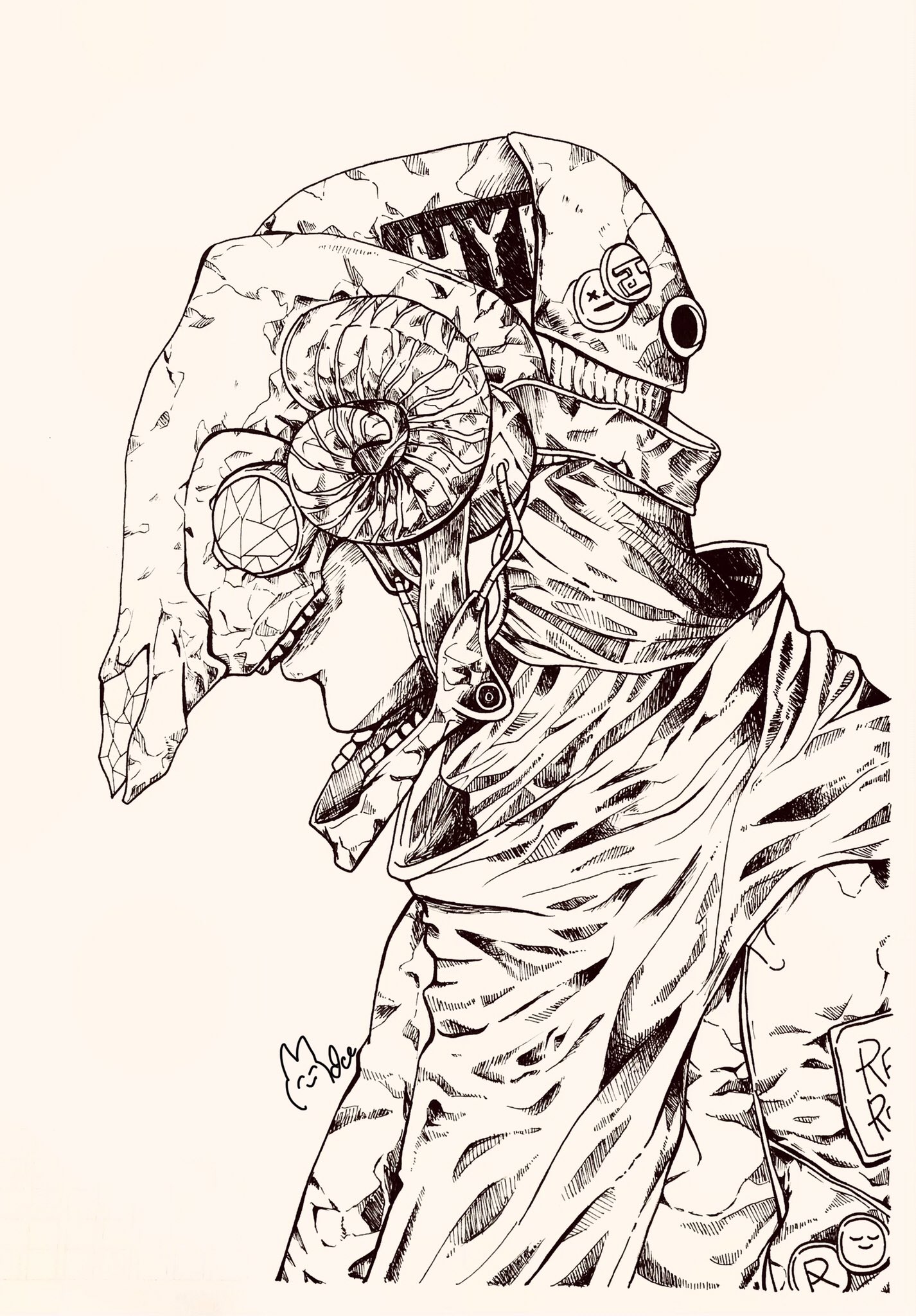 きつねice Pa Twitter 米津玄師さんのstray Sheepの模写です 卒業文集の個人のページに載せました イラスト アナログ ペン画 絵描きさんと繋がりたい イラスト好きさんと繋がりたい T Co 2r4c5x4wv7 Twitter