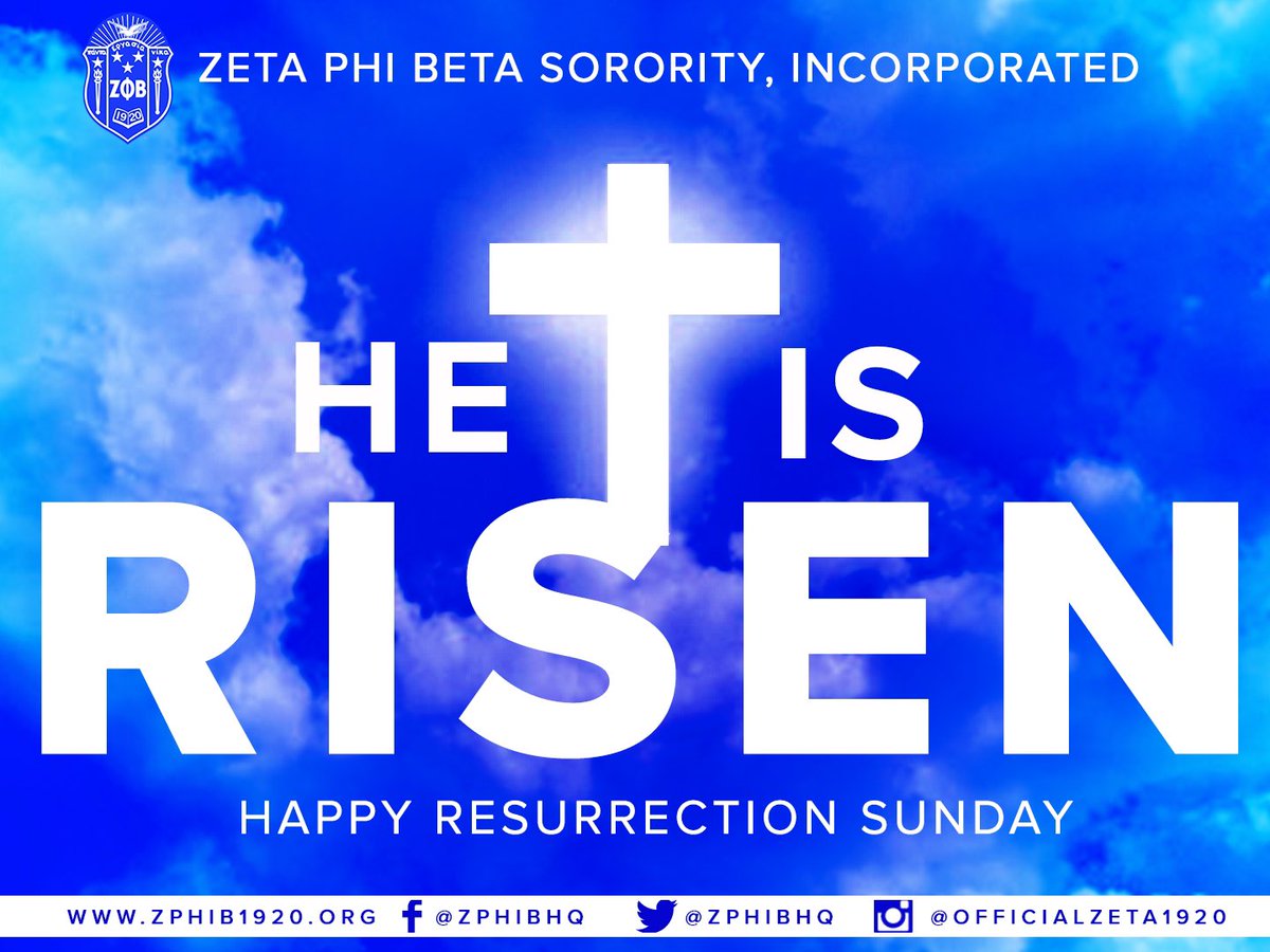 “He is not here: for he is risen, as he said. Come, see the place where the Lord lay.” Matthew 28:6 KJV He indeed has risen - let us rejoice! Have a blessed Resurrection Sunday 💙💙💙💙💙🕊 #zetaphibeta #zphib1920