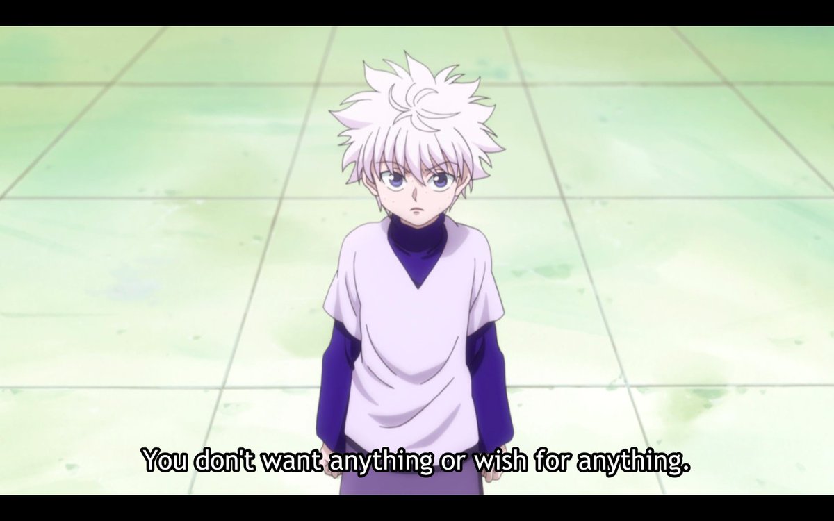 THIS MOTHERFUCKER. I HOPE KILLUA ENDS THIS GLORIFIED LOKI COSPLAYER SOMEDAY I REALLY FUCKING DO