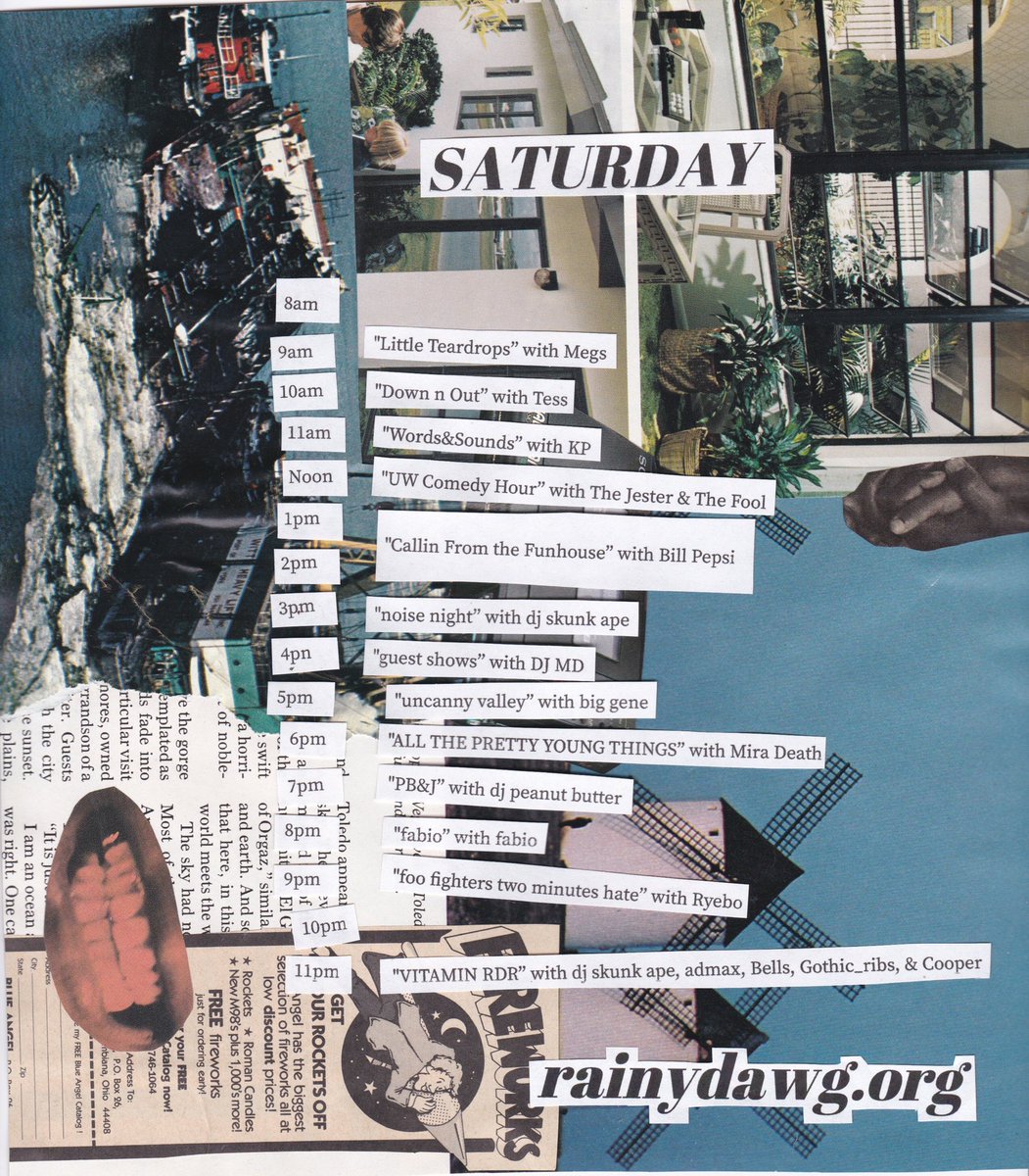 SPRING 2021 PROGRAMMING SCHEDULE THUR-SAT