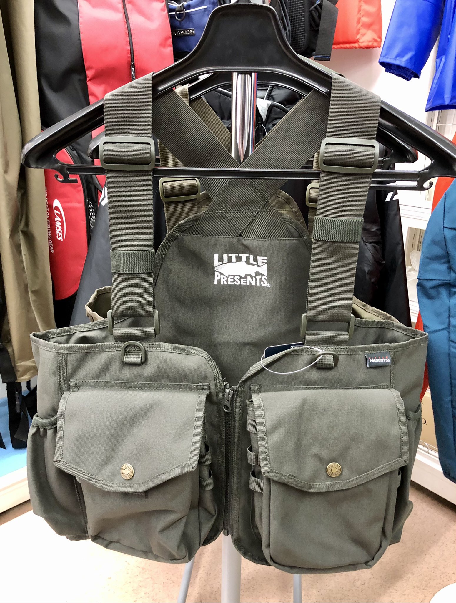 リトルプレゼンツ(LITTLE PRESENTS) トラウトクラシック ベスト V-25 オリーブカーキ