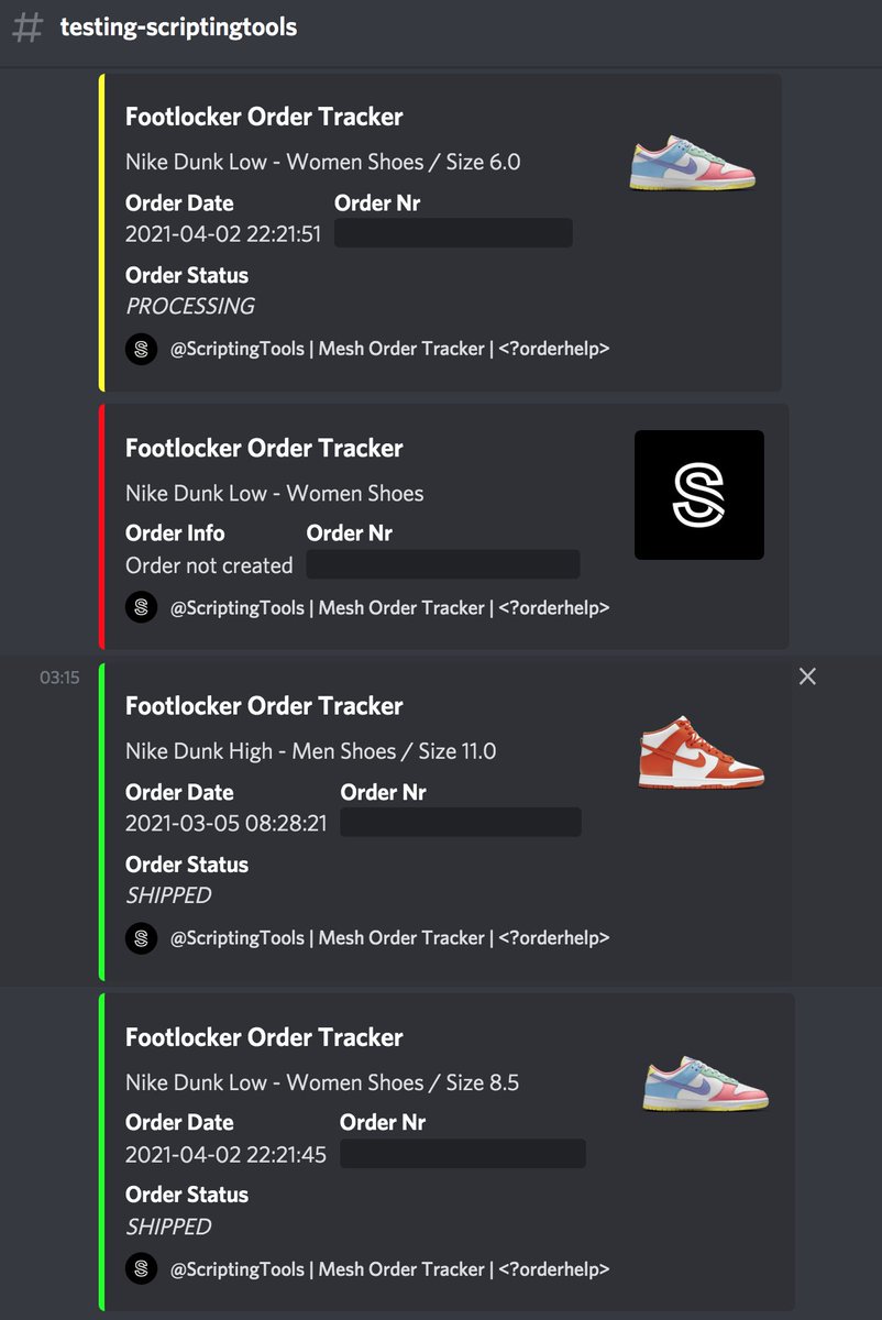 nike order status