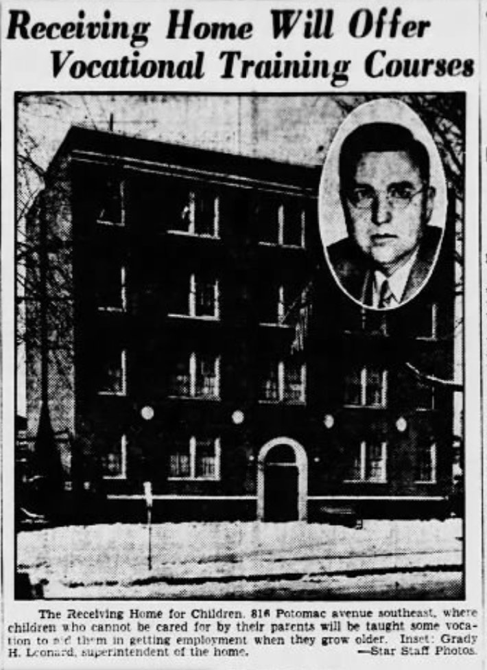 Starting in 1928-1930...the "receiving home" was open to children from infancy to 17 y.o.---some there for "petty crimes and others placed there by parents who could not care for them."As you can see...the newspaper tries to paint a "cheerful" picture of the place in 1934.