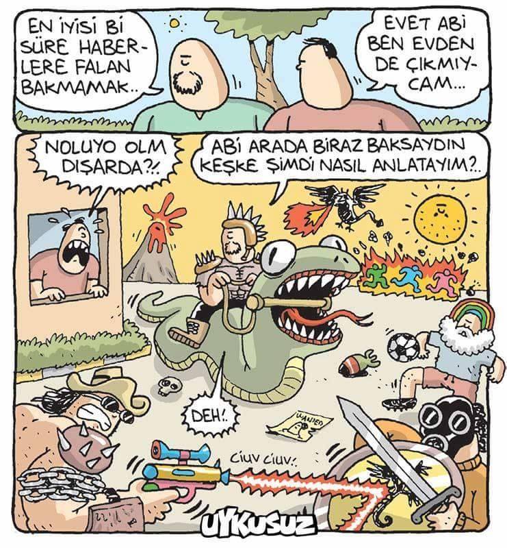 ülkemizde haberleri takip etmeye bir iki gün ara verdiğimde yaşadığım hissiyat...