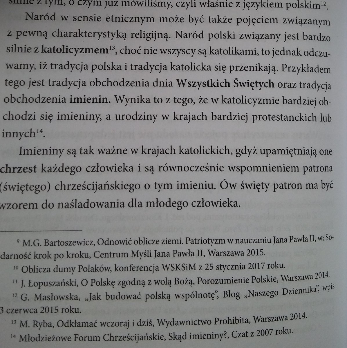 Oczywiście większość źródeł jest wybitnie "jednostronnych", ale nawet mnie trochę zszokował czat z 2007 roku jako źródło na temat imienin.