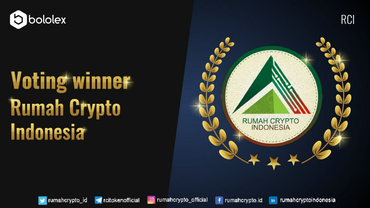 rumahcrypto_id's tweet photo. ๐จVOTING WINNER ALERT๐จ
Rumah Crypto Indonesia will be joining https://t.co/l002b1cc13 ๐
๐ชHold tight to get your hands on $RCI trading
Have you voted for Rumah Crypto Indonesia? ๐
Comment below how many times you voted ๐
#rumahcryptoindonesia #rcitoken #trx #CryptoNews https://t.co/3x6xDuA0iJ