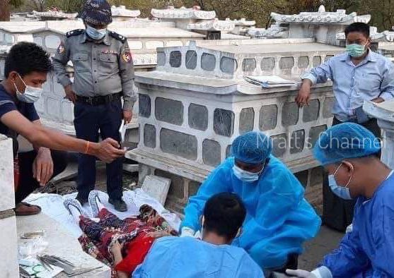 “Nothing has found in the Kyal Zin’s head”, “They cut the head and found nothing but 5.56 bullet hole.” Source from the police forces told me. Full story to come!