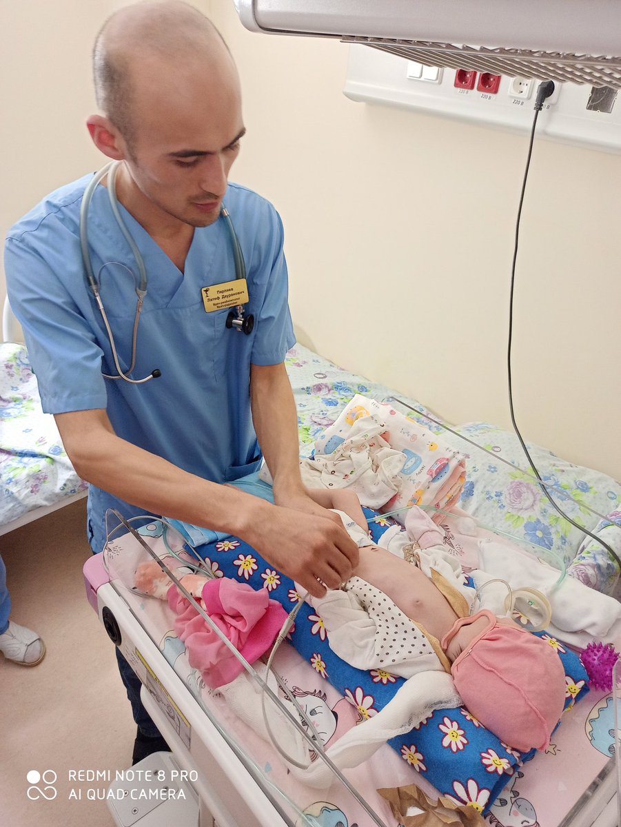 unvkaz's tweet photo. Early rehabilitation of children in the conditions of the intensive care unit and the neonatal pathology unit” is a volunteer project initiated by Latif. It’s about the prevention of complications of various diseases in resuscitation and intensive care 👨‍⚕️

#WorldHealthDay https://t.co/TIaot3Yok1