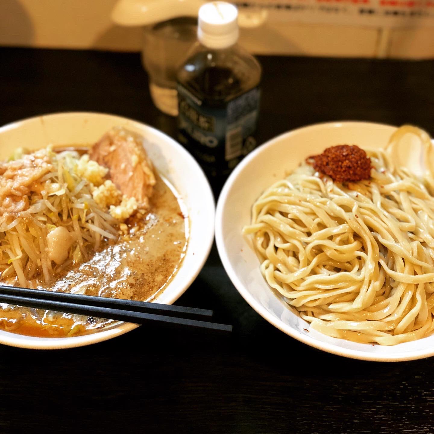 Kent Ramen 元住吉 豚星 ゴロウマル 4 5 限定 1000円 胡麻ダレ和風つけ麺 ニンニクアブラカラメ辛味 ゴロウマル つけ麺 限定 二郎系 二郎インスパイア 豚星 元住吉 横浜 神奈川 Motosumiyoshi Yokohama Kanagawa ラーメン Ramen Noodles
