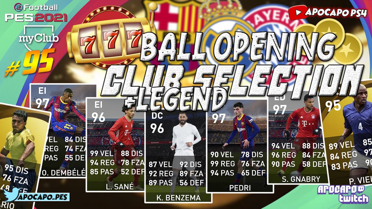 APOCAPO_PES's tweet photo. 🚨🚨🚨 NUEVO VIDEO 🔴EN ESTRENO!!!!
👉▶️https://t.co/BakHS5y9At
▶️https://t.co/BakHS5y9At👈
#BallOpening REAL MADRID, BARÇA & BAYERN MÜNCHEN
900 moneditas a por Pedri, Coman, Sané, Dembélé, Modric...
@officialpes @PESlatam #eFootballPES2021 #myClub https://t.co/KjWmKkxwsI