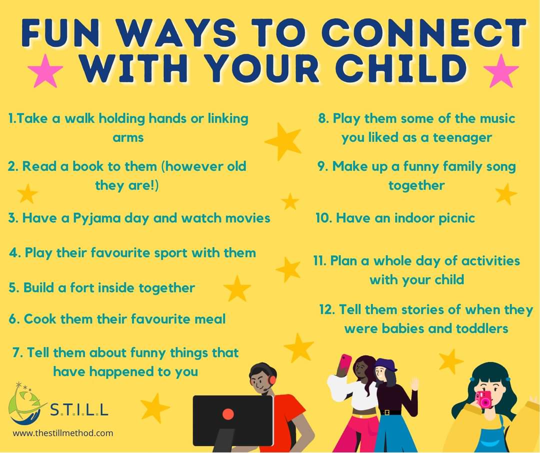 12 Fun Ways To Connect With Your Child 🤗