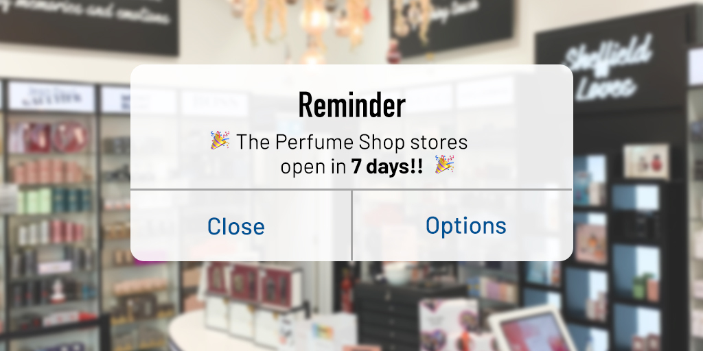 Only one week to go until our stores reopen! 🙌 We can't wait to see you! 🎉

#Perfume #Store #Countdown #LockdownEasing