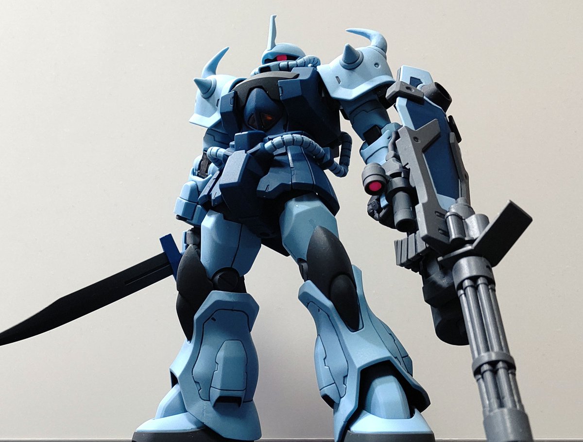 「HGUC グフ・カスタム#ガンプラ 」|しばいぬのイラスト