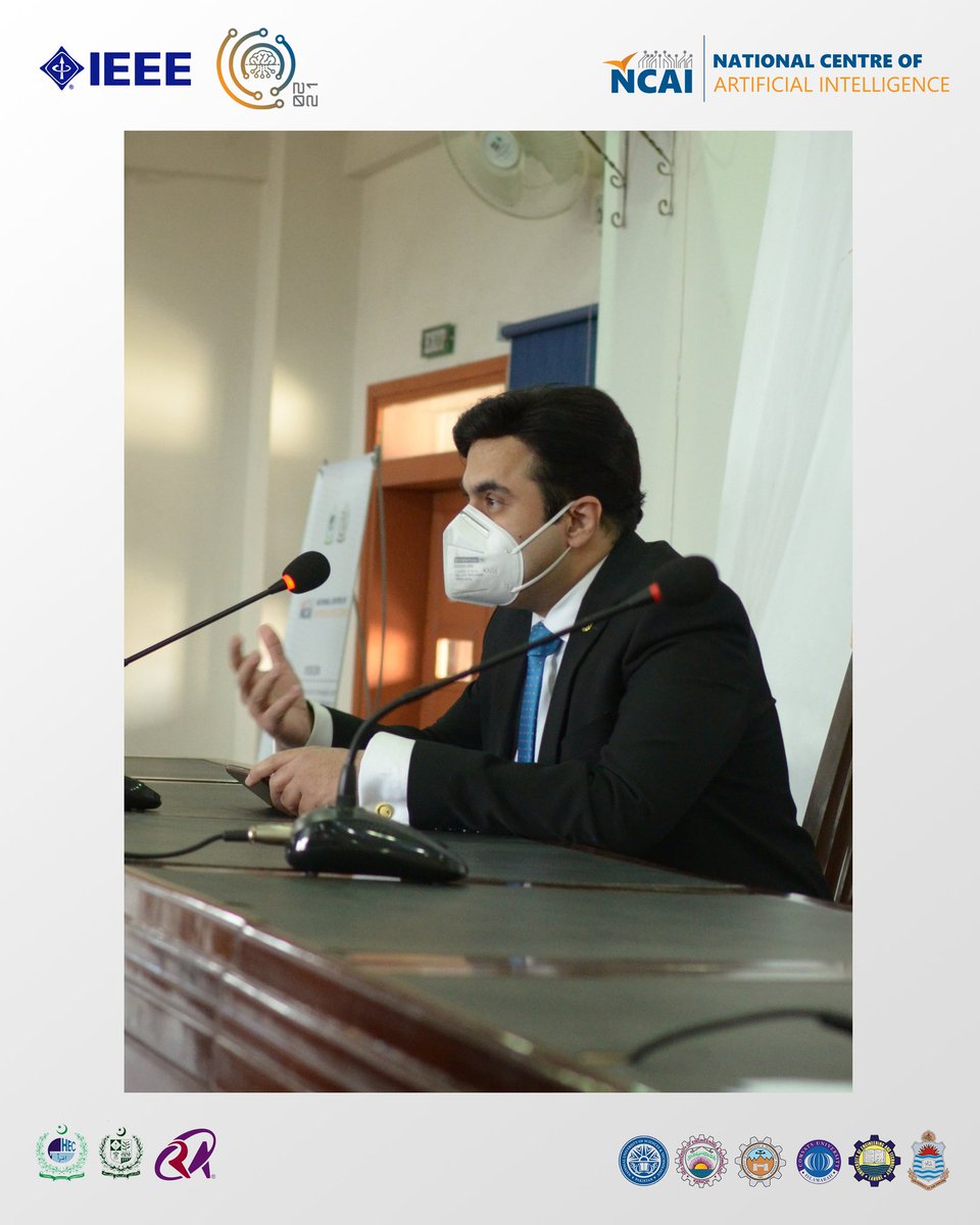 ncaipk's tweet photo. "The need of AI in Pakistan can't be overemphasized."
-Dr Yasar Ayaz ( Conference/General Chair)
#ICAI2021 https://t.co/wamGORcUah