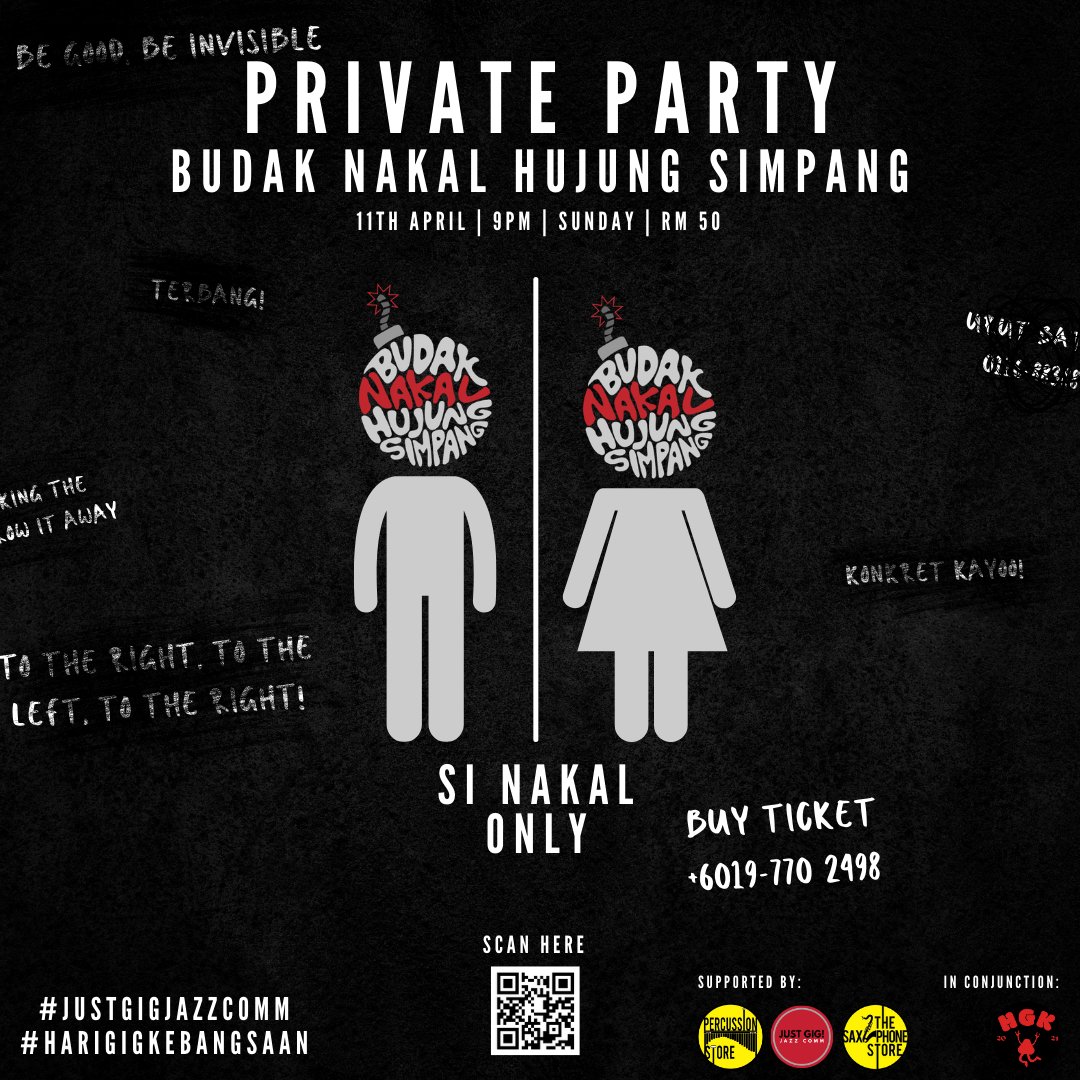 Jenn_Thompson's tweet photo. #ONGROUND LIVE SHOW - @bnhsofficial PRIVATE PARTY @StorePercussion #JalanPanggong #KL 
SUNDAY April11 9pm
TICKETS HERE: +6019 770 2998
#HariGigKebangsaan https://t.co/xE8IK5t3yz