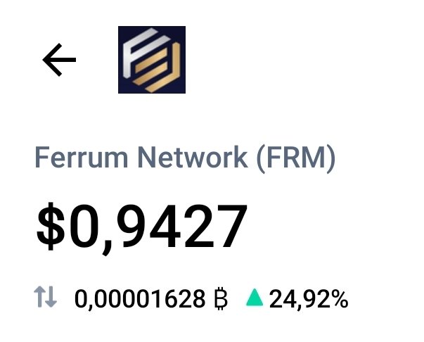 MrTonale00's tweet photo. $FRM 1$ almost reached 😱
Matter of time 🙏
Seriously one of the most active and interesting project on the market🔥🔥
Not only the tech, but also you are able to getting access to awesome pre-sales 🚀🚀🚀
#FRMX #FRM #stakingservice #presale #Altseason2021 https://t.co/jYqHPjzrtM
