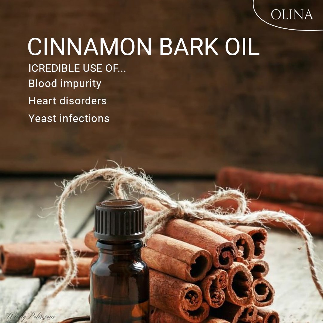 OlinaEssential's tweet photo. #Olina  

Cinnamon Bark Oil Incredible Use Of...

Blood Impurity
Heart Disorders
Yeast Infections

#CinnamonBarkOil #CinnamonEssentialOil #BloodImpurity #HeartDisorders #YeastInfections https://t.co/5PpvIsqik0