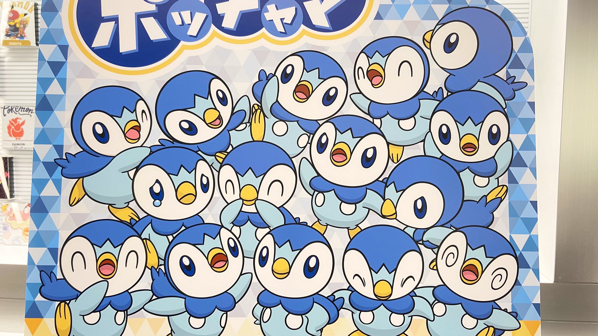ヒノッチ きゃわわわ ポッチャマ大量発生 がんばれポッチャマ 懐かしポーズの子でも瞳の表現が新しくなったのでとても新鮮 プロジェクトポッチャマ ポケモンセンター