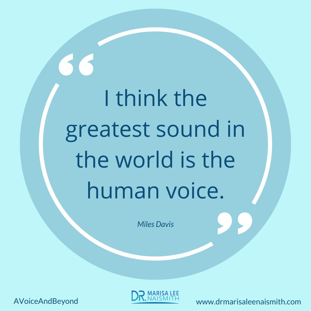 I so agree with this. The human voice is the greatest and the loudest as it can be heard not only by ear but also by the heart and the soul...

#Voice
#humanvoice
#AVoiceaAndBeyond
#EmpoweringVoice
#SingingTeacher
#SingingMentor
#Inspiration
#sundaythoughts