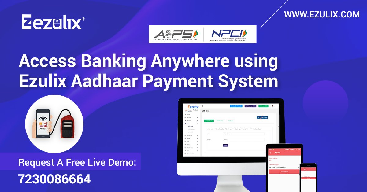 Ezulix_Software's tweet photo. How to Earn #HighestAEPScommission🤑 with Ezulix Aadhaar Payment Solution? Check Now >> https://t.co/MA0BixVrp3
#ezulix #aadhaarpaymentsystem #aepssoftware #aepsservice #aepsportal #aepsbusiness #newbusinessIdeas #aepscommission #CSC #MondayMotivation #MondayMood #payment https://t.co/S8LnIb5BEs