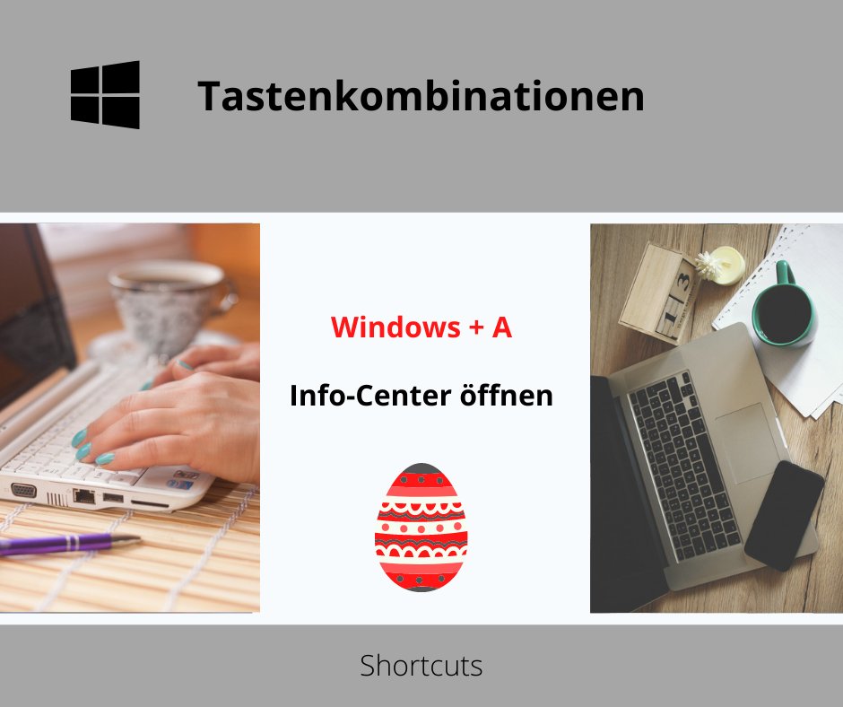 yourITgmbh's tweet photo. Zum Öffnen des Info-Centers, drücken Sie "Windows + A"
#shortcut #tastenkombination #infocenter #hilfe https://t.co/uDj8GpIoQc