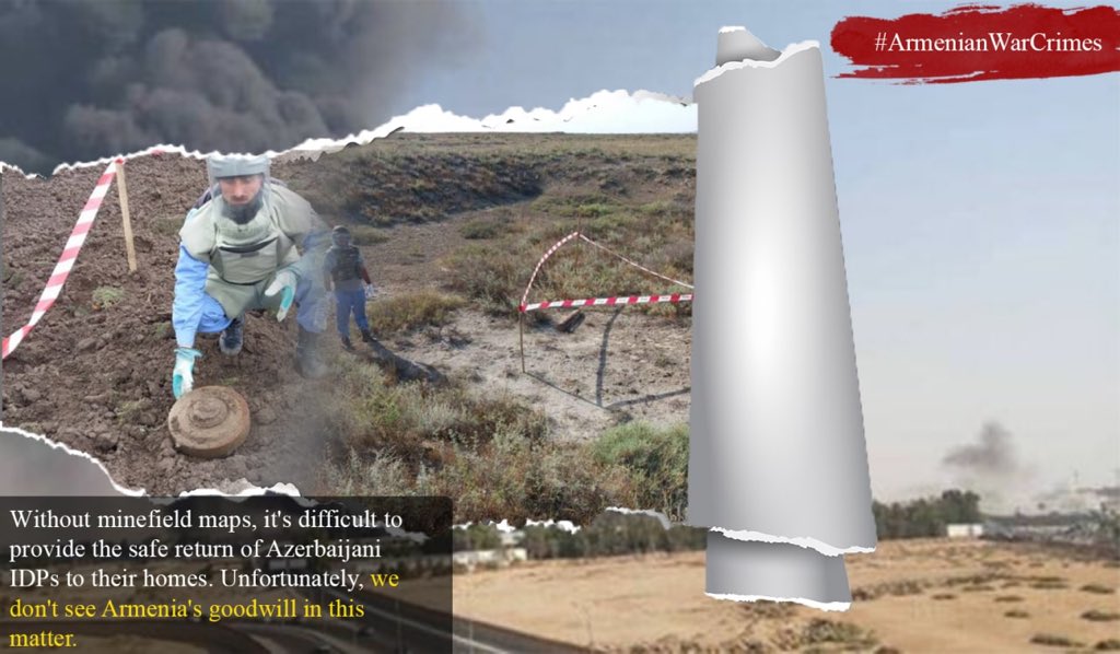 People in liberated areas continue to be killed by unknown number of land mines buried by Armenian troops throughout the territory. #ArmenianWarCrimes #IMAD2021 #FreeUsFromLandMines <a href="/Reuters/">Reuters</a>
<a href="/independent/">The Independent</a>
<a href="/TheEconomist/">The Economist</a>
<a href="/guardian/">The Guardian</a>
<a href="/intalert/">International Alert</a>