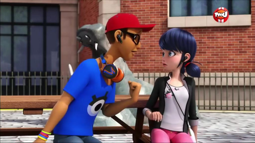 HourlyMLB's tweet photo. #ADRIEN: yes he is, but first I would like to take this opportunity to tell you that I love you Marinette. https://t.co/oa9GSBZJsa