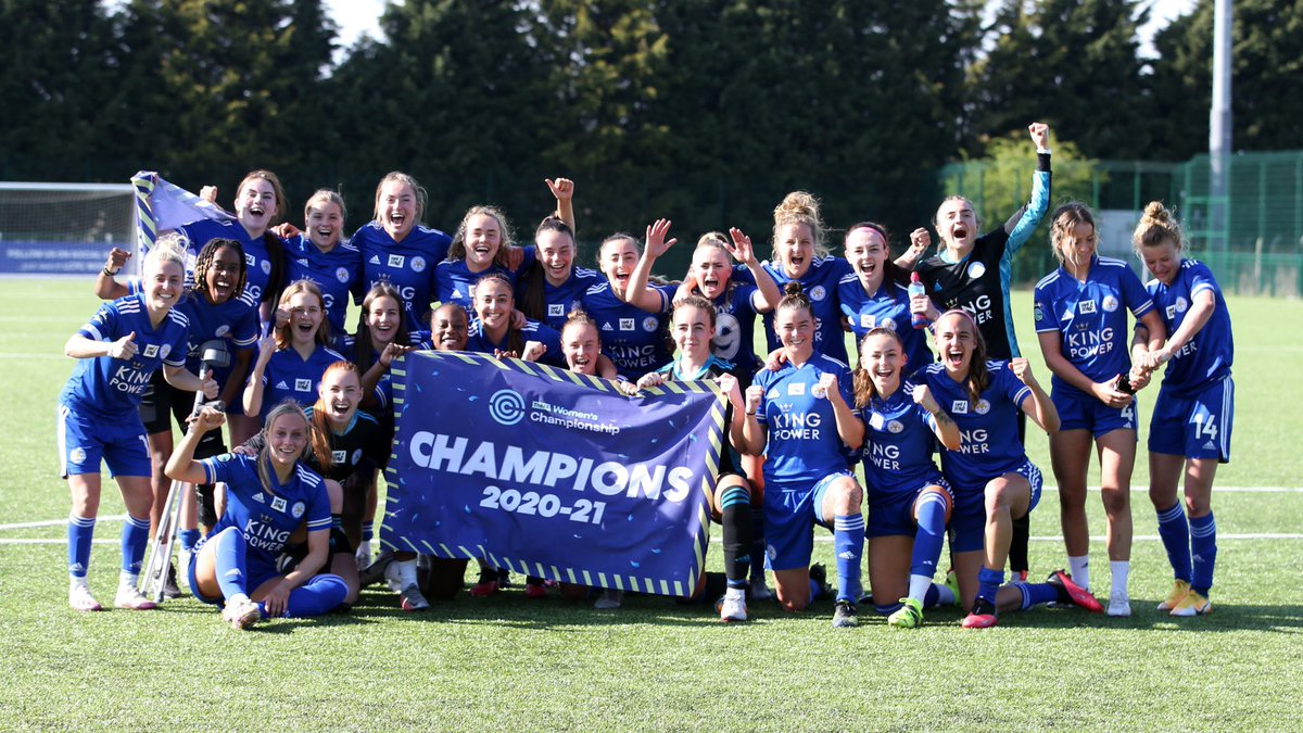What a great day! Well done to all the players and staff. Champions!!!!! @LCFC_Women @LCFC