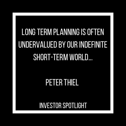 Long term planning is so important as an investors... Are you in it for the long term or for the quick buck?  #investing #investment #invest #financialfreedom #finance #planning #wealth #wealthy #savingmoney #dollar #investor #stockmarket #stocks #investorspotlight