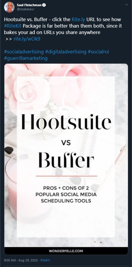 Rite_Kit's tweet image. How to #advertise on any #PinterestPin and share anywhere without paying for Pinterest ads 💡 rite.link/XeAd 👈🏼 See how you can embed a #videoadvertisement on any blog post, or any web page!