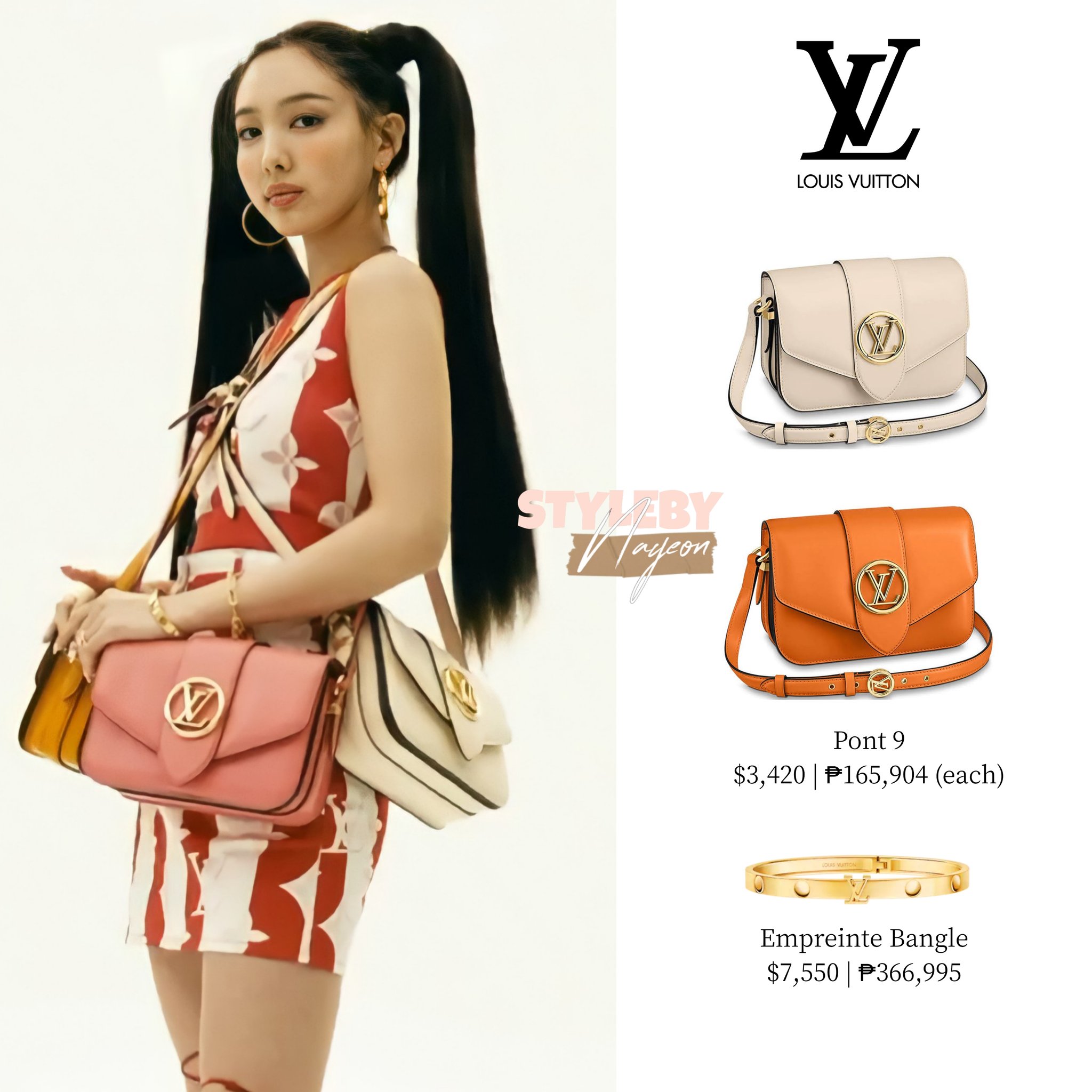 210928 Nayeon X Elle Korea  Nayeon, Leather backpack, Louis vuitton