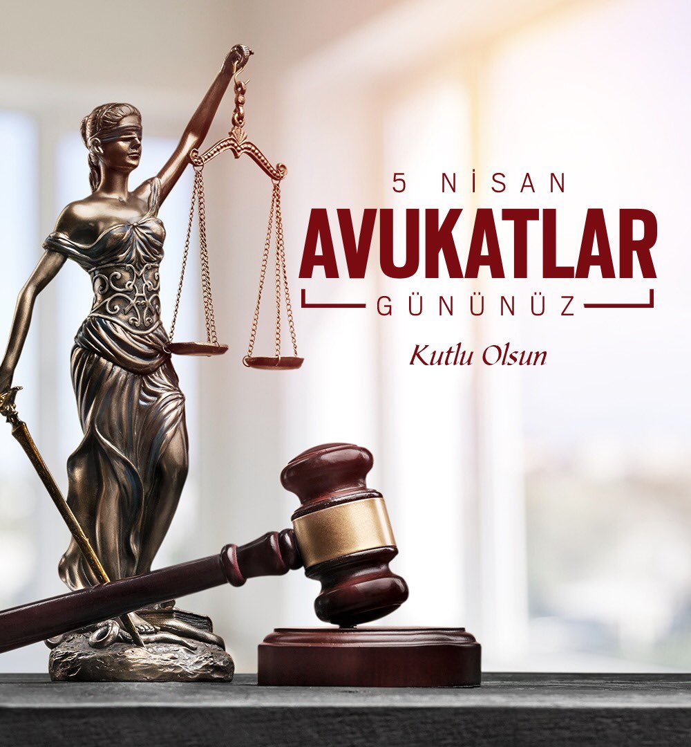 5 Nisan Avukatlar Gününüz Kutlu Olsun.

#AvukatlarGünü
