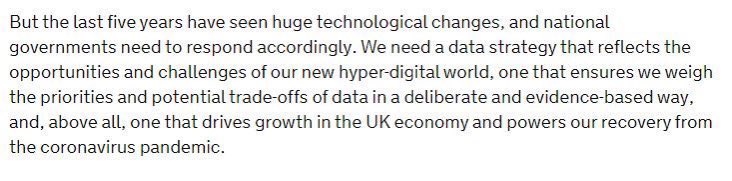 21/. “We have a duty to do more especially with data that the govt itself holds which can be used & shared for the benefit of society”Govt's data strategy hints at the almost evangelical belief in removing all barriers to the unfettered use of genomics. https://www.gov.uk/government/publications/uk-national-data-strategy/national-data-strategy