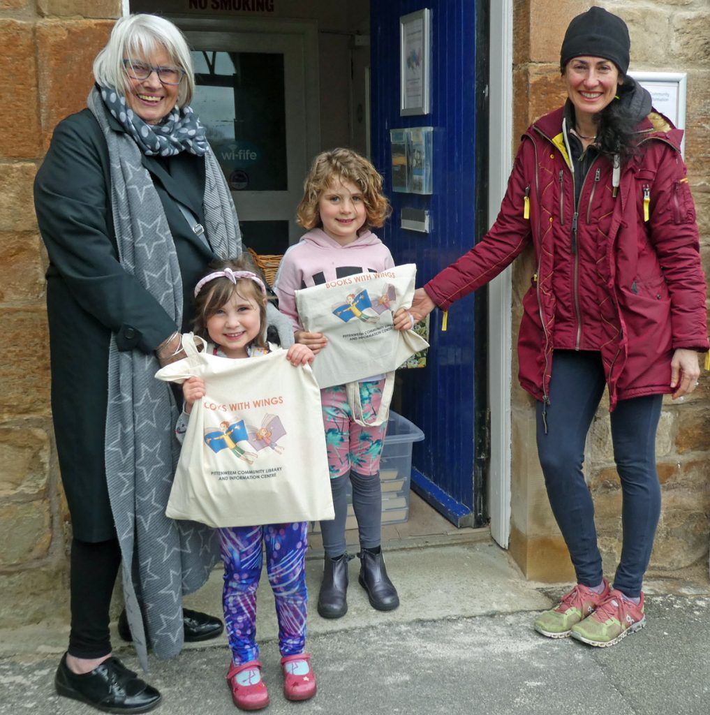 PittenweemLib's tweet photo. Books with Wings - our new service for parents and carers
We still cannot let anyone inside Pittenweem Library, but we can make the books fly out to you!   Order and Collect books AND take them home in your new BOOKBAG!
https://t.co/WncaOE5nAP #pittenweem #eastneuk #lovebooks https://t.co/vidzR5rv3e