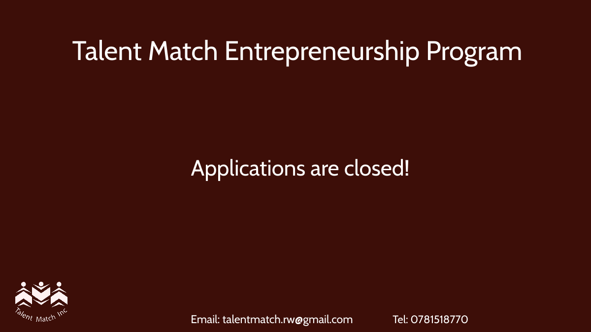 talentmatchinc's tweet image. Applications are now closed. Thank you all for submitting your applications, we will let you know what&apos;s next very soon! #Skills2Succeed #EntrepreneurshipProgram