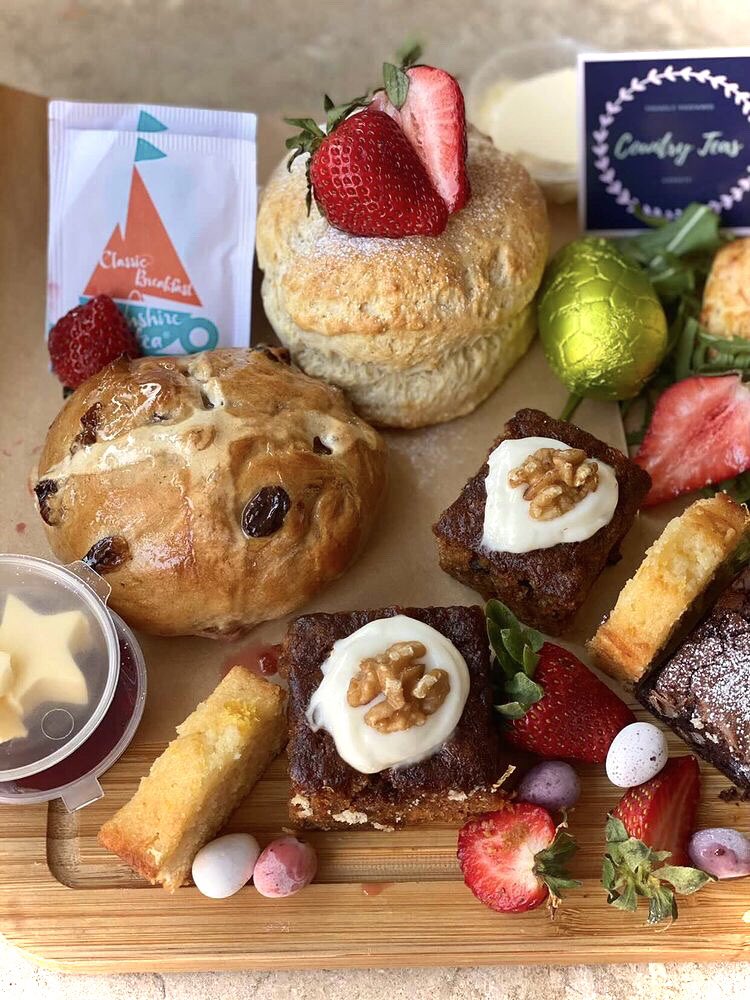 What an Easter weekend we have had, more boxes created at Country Teas for more lovely new customers 🥂🌟 Thank you to @cardiffandswanseafoodie for such a wonderful review of our teas, hugely grateful and exciting times ahead. 🙌🏽🌟🍰🍓🐝 #CountryTeas #Easterweekend #SliceofDevon